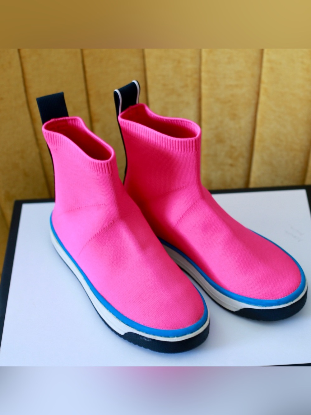 Authentic Marc Jacobs Vintage Dart Slip-On Sock Sneakers